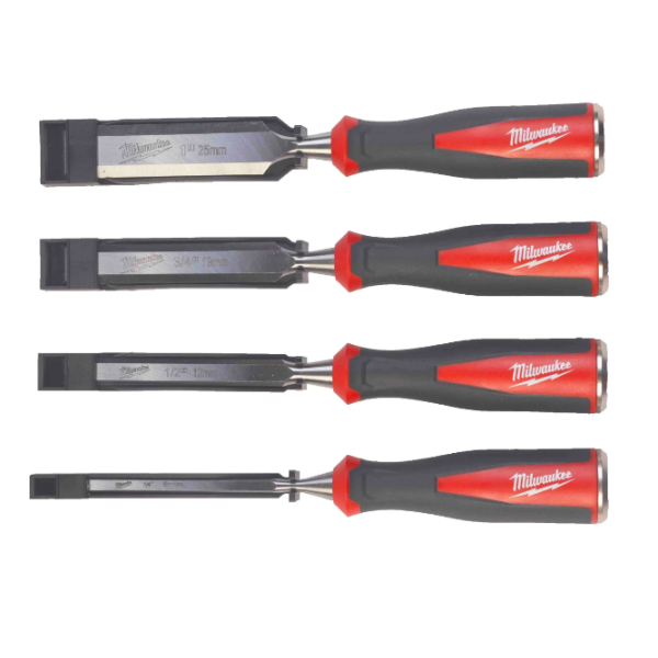 MILWAUKEE sada dlát 4ks, (6,12,19,25mm), celokovové jádro, kovová koncovka 4932479897: obrázek 1