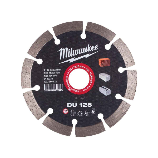 MILWAUKEE Diamantový kotouč DU 125/22,23 mm 4932399522: obrázek 1