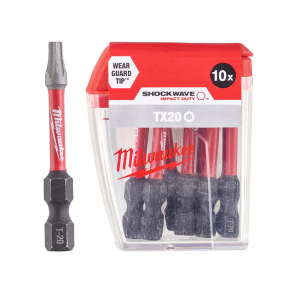 MILWAUKEE šroubovací bity SHOCKWAVE IMPACT DUTY TX20 50 mm 10 ks 4932430877: obrázek 1