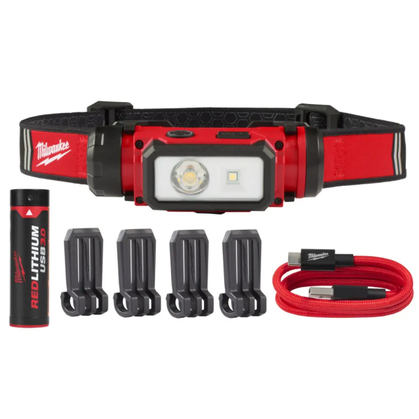 MILWAUKEE Aku LED USB čelovka L4 HL2-301 (3,0 Ah), 4933479963: obrázek 2