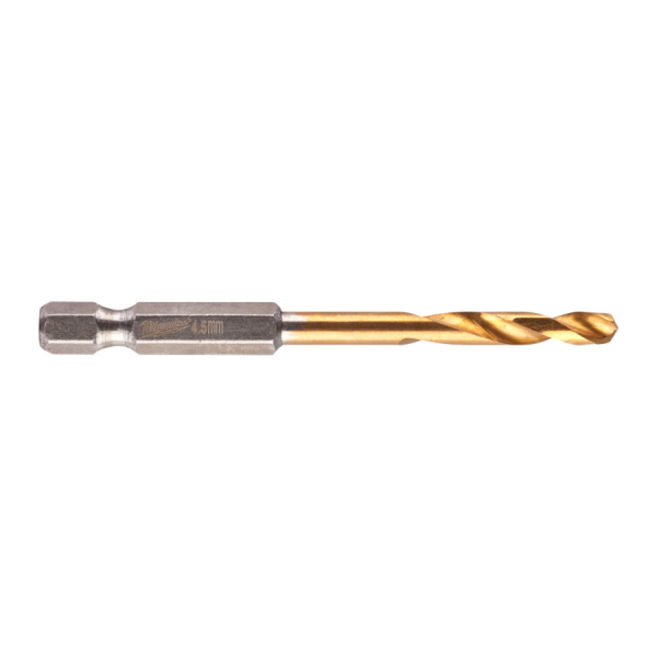 MILWAUKEE Vrták do kovu Shockwave HSS-G TiN Red Hex pr. 4,5 x 76/29 mm 48894710: obrázek 1