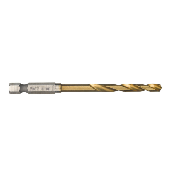 MILWAUKEE Vrták do kovu Shockwave HSS-G TiN Red Hex pr. 5 x 80/31 mm 48894712: obrázek 1