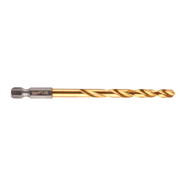 MILWAUKEE Vrták do kovu Shockwave HSS-G TiN Red Hex pr. 5,5 x 104/60 mm 48894764: obrázek 1