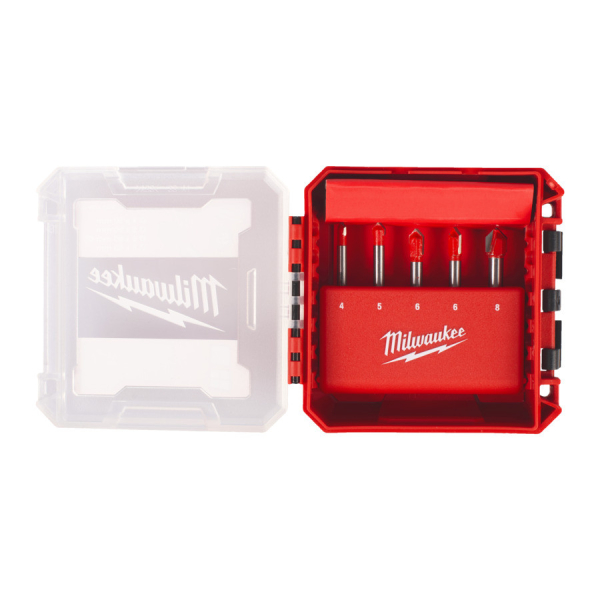 MILWAUKEE Vrtáky do skla, keramiky pr. 4 - 8 mm (Sada 5 ks) 4932479948: obrázek 1