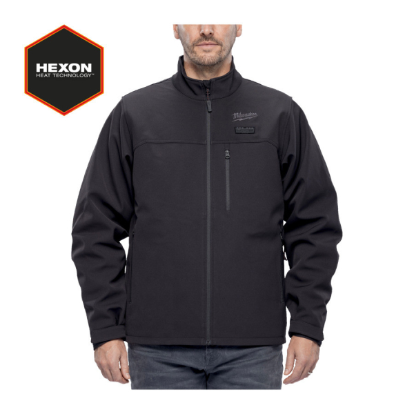 MILWAUKEE Aku HEXON vyhřívaná bunda M12 HJBL6-0 (XL) černá, bez Aku 4932493822: obrázek 1