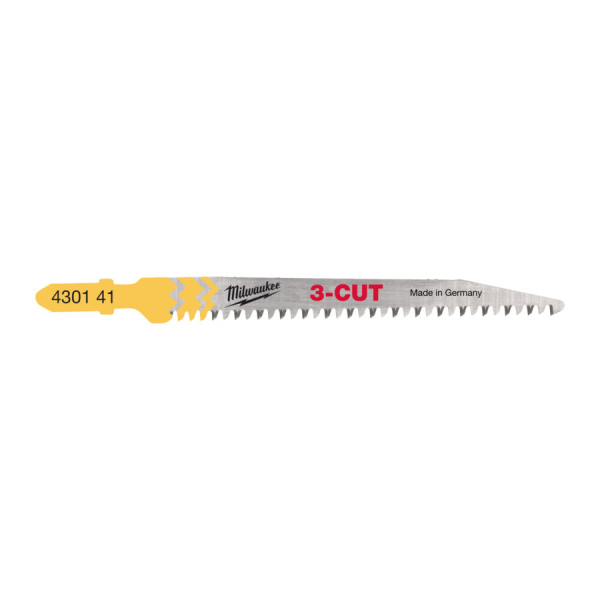 MILWAUKEE Pilové plátky 91 x 2,5 mm T 243 X do přímočaré pily dřevo a plast 5ks 4932430141: obrázek 1