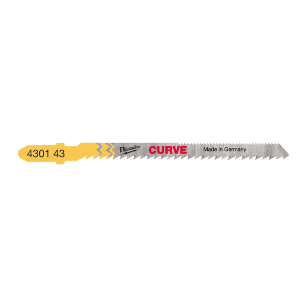 MILWAUKEE Pilové plátky CURVE 75 x 2,5 mm do přímočaré pily (Dřevo a plast) 4932430143: obrázek 1