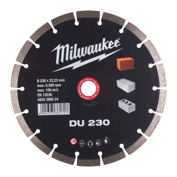 Milwaukee Diamantový rozbrušovací kotouč DU 230x22,23x1,0mm 4932399524: obrázek 1