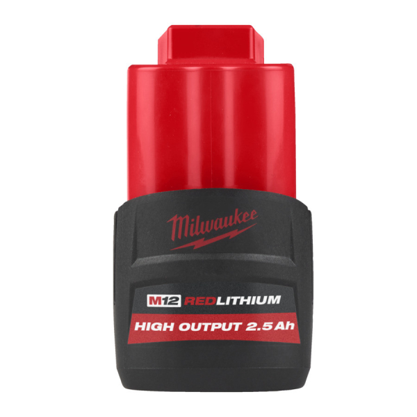 MILWAUKEE baterie M12 HB2.5 (12 V / 2,5 Ah), REDLITHIUM High Output, 4932480164: obrázek 1