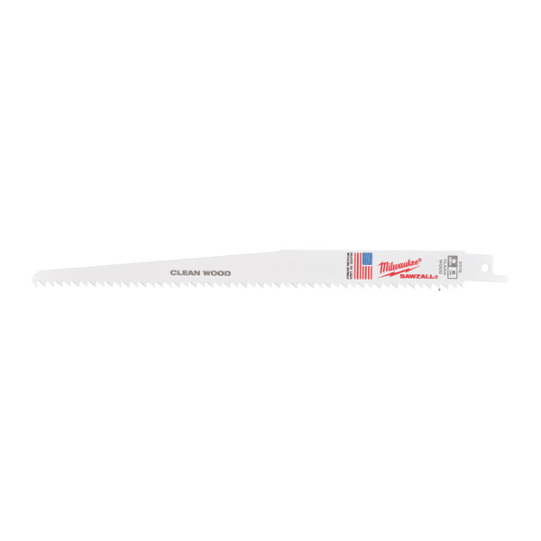 MILWAUKEE pilky do ocasky 230x6TPI na dřevo a plasty 5ks 48475016: obrázek 1