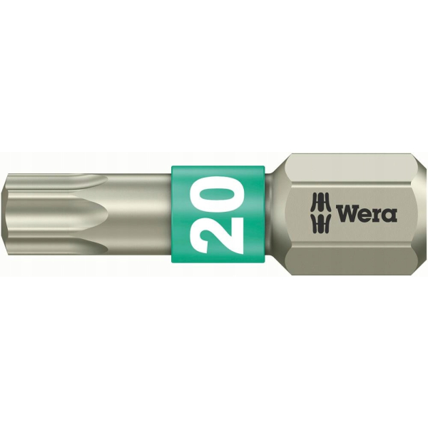 Wera 071034 Bit torx 3867/1 TS TX 20 x 25 mm nerez: obrázek 1
