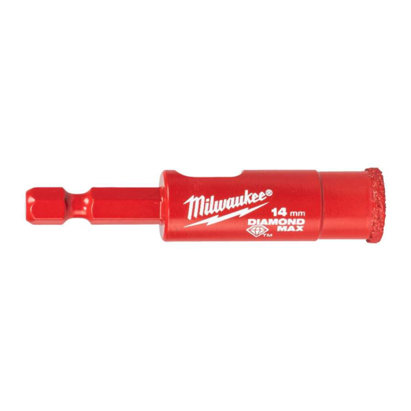 Milwaukee Diamantový vrták 1/4" DIAMOND PLUS pro mokré/suché vrtání (pr. 14 mm) 4932498346: obrázek 1