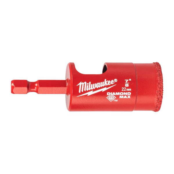 Milwaukee Diamantový vrták 1/4" DIAMOND PLUS pro mokré/suché vrtání (pr. 22 mm) 4932498349: obrázek 1