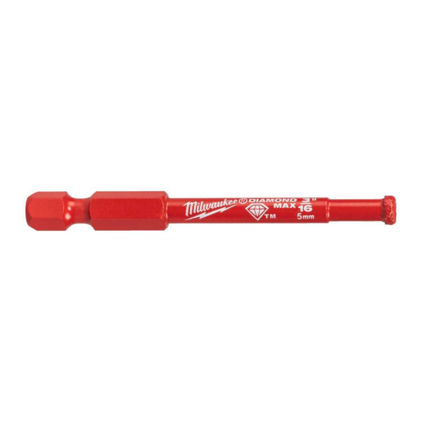 Milwaukee Diamantový vrták 1/4" DIAMOND PLUS pro mokré/suché vrtání (pr. 5 mm) 4932498341: obrázek 1
