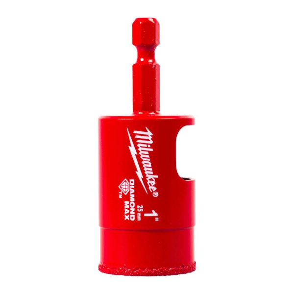 Milwaukee Diamantový vrták 1/4" DIAMOND PLUS pro mokré/suché vrtání (pr. 25 mm) 4932498350: obrázek 1