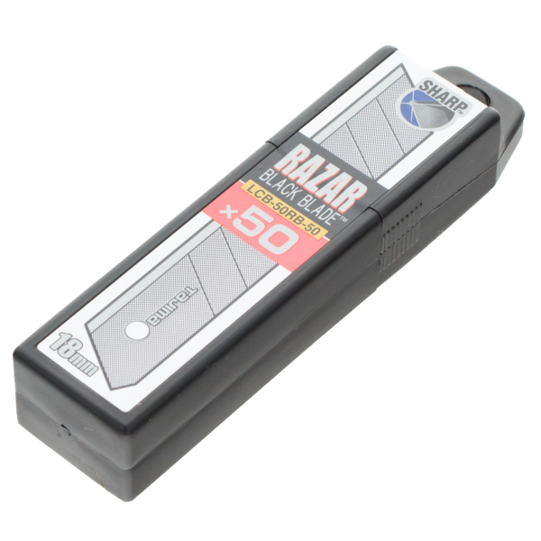 TAJIMA Náhradní čepele 18 mm 50 plátků v balení černé LCB50RB-50H: obrázek 1