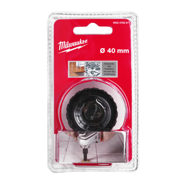 Milwaukee vrták do obkladů a dlažby Diamond MAX pr. 40 mm s upínáním M14, 4932478281: obrázek 1