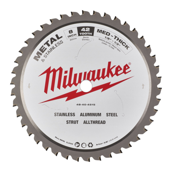 Pilový kotouč Milwaukee CSB P M 203 x 15,87 x 1,8 mm (42 zubů) na měkkou ocel 48404515: obrázek 1
