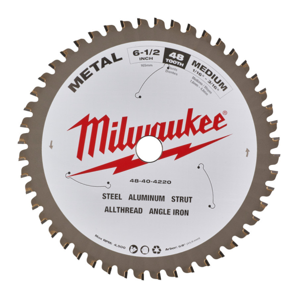 Milwaukee pilový kotouč CSB P M 165 x 15,87 x 1,6 mm (48 zubů) na kov 48404220: obrázek 1