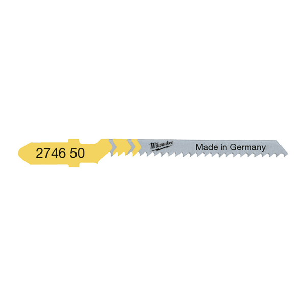 Milwaukee Pilové plátky 50 x 2 mm T 119 BO do přímočaré pily 5ks(Dřevo a plast) 4932274650: obrázek 1