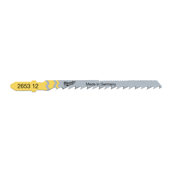 Milwaukee pilové plátky CURVE 75 x 4/1,2 mm do přímoč. pily 5ks (Dřevo a plast) 4932265312: obrázek 1