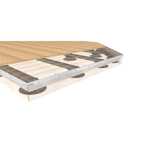 Sihga TerrassenFix® Air - Větrací prvek 4400x36x83mm 5ks v bal - Terasová clona 52064: obrázek 2