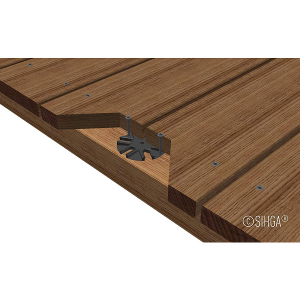 Sihga TerrassenFix® II TF-Distanční podložky pro terasy - konstr.ochrana dřeva 40506 100ks: obrázek 4
