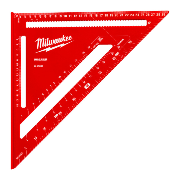 MILWAUKEE tesařský úhelník metrický (30 x 30 cm), 4932498717: obrázek 1