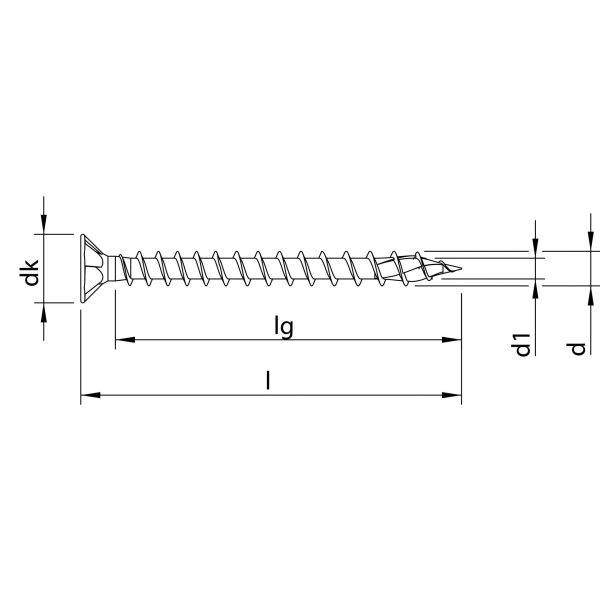 HECO-TOPIX-plus (zápustná hlava) celý závit 8,0 x 80 mm - balení 100 ks 61957: obrázek 2