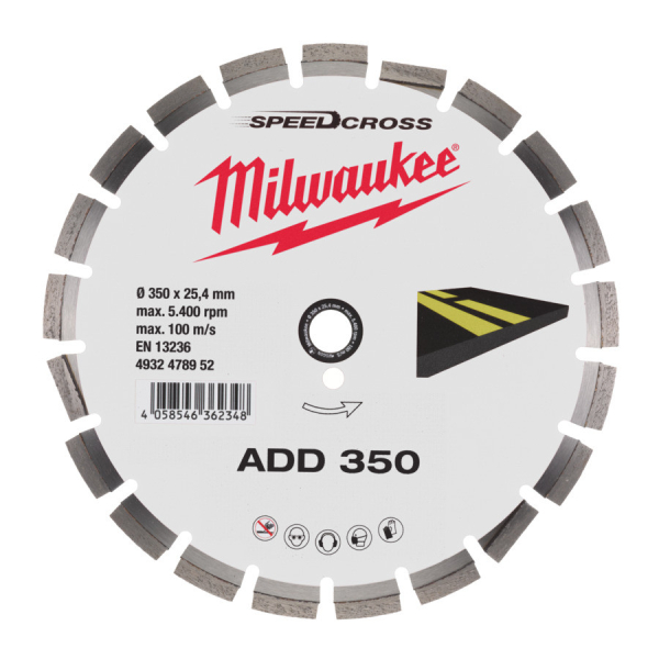 Milwaukee diamantový kotouč SPEEDCROSS ADD 350x25,4 mm 4932478952: obrázek 1