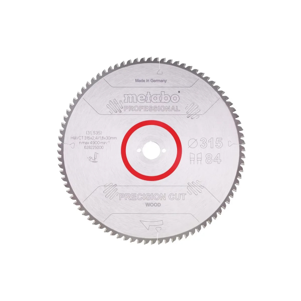 METABO Pilový kotouč HW/CT 315 x 30 mm, 84 zubů, 628225000: obrázek 1