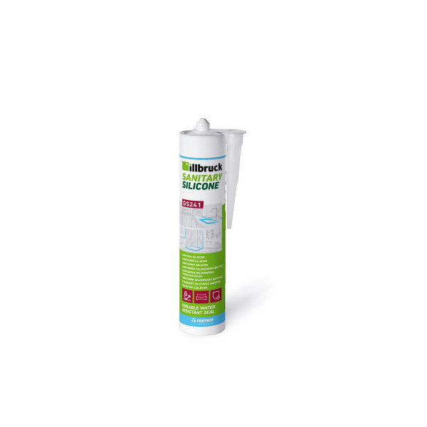 ILLBRUCK Sanitární silikonový tmel bílý 280 ml, 359483: obrázek 1