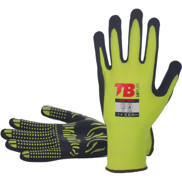 TB 700F ZEBRA rukavice, vel. 8: obrázek 1