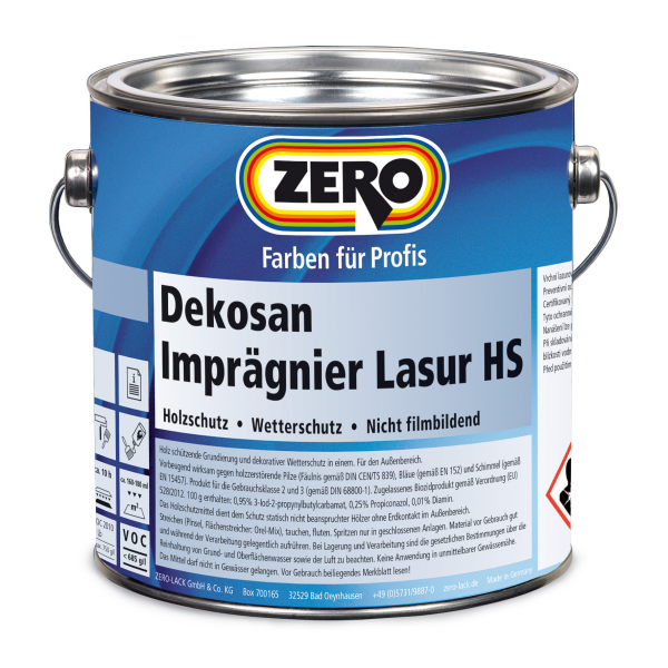 ZERO Dekosan imprägnier lasur HS teak 750ml lazura na dřevo: obrázek 1