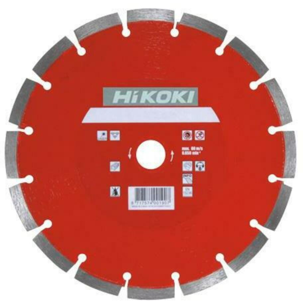 Hikoki 752863 Segmentový kotouč diamant červený na měkké materiály 150 x 22,2 x 10 mm: obrázek 1