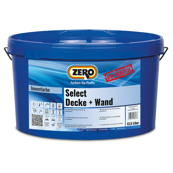 ZERO Select Decke + Wand LF 2,5 l interiérová barva: obrázek 1