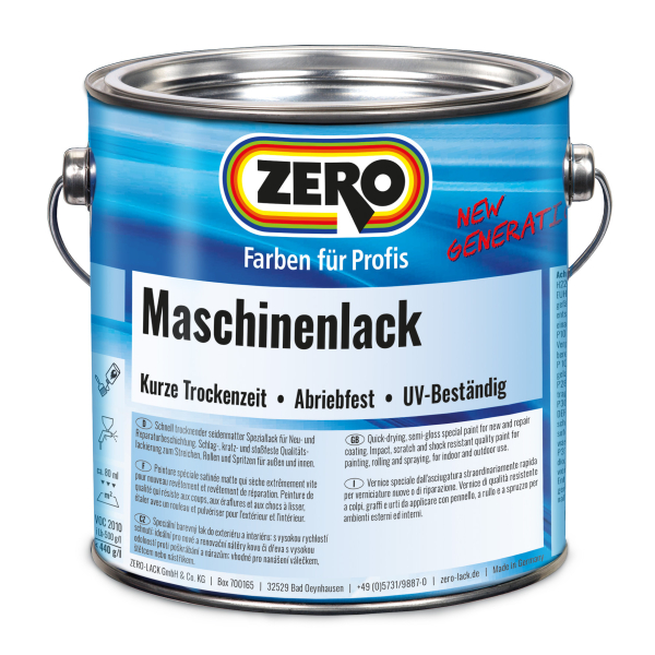 ZERO Maschinenlack weiß 750 ml lak: obrázek 1