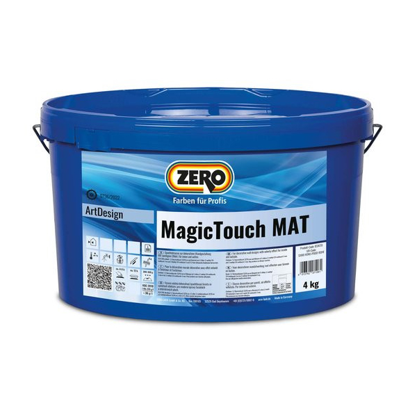 ZERO Magic Touch MAT 4kg dekorační stěrka: obrázek 1