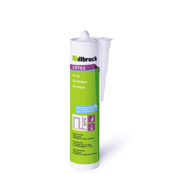 ILLBRUCK Akrylový tmel LD702 310 ml bílý, 395702: obrázek 1